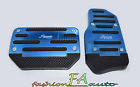 -slip Blue Brand Automatic Car 2pc Aulminum Universal Pedals Rubber Cover
