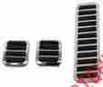 00-4551-0 Empi 4551 Custom Chrome Pedal Pads Vw Rail Dune Buggy Bug Ghia Bus Baja Parts