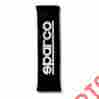 01090r3nr 01090r2nr Sparco Alcantara Seat Belt Harness Shoulder Pad Black Genuine P N 8033280063504