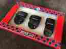 0378613an Sparco Stripe Pedal Pad Covers Black Blue Nos Brand New