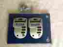 037863sa Sparco Pedal Set Stripes Silver Face Black Manual Short Nib