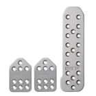 037879baft Sparco Piuma Pedal Set Silver Fits Universal 0 Non Application S