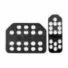 037879batn Sparco Piuma Series Automatic Gear Racing Pedal Set Short Black