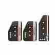 037879iop01 Sparco Settanta Pedal Set Black Fits Universal 0 Non Applicatio