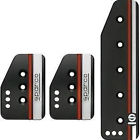 037879iop04 Sparco Pedal Set Long -settanta Black