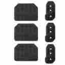 03787k04 Sparco Rubber Inserts Black Fits Universal 0 Non Application Speci