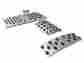Pd-cry-300c-05 08-10 Pd-cry-300c-05-at-srt8-o-4pcs-red Revi Motorwerks Usa 05 06 07 Chrysler 300 300c Red Srt8 Aluminum 4 Pieces W Rubber Pedals