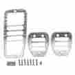 1011-05-01 Upr Products 2005-2014 Ford Mustang Billet Pedal Cover Set Manual Trans Free Ship Ing
