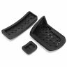 1201659 Chrome Steel Foot Brake Pedal Pads Covers For Benz Gl