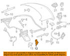 1727500255 Mercedes Oem Amg Trunk Plate Right