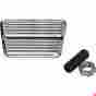 199310 Billet Specialties Polished Aluminum Rectangle Brake Clutch Pedal Pad P N