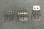 2015613 Ichibahn Motorsports Slant Series Universal Manual Stick Pedal Covers Gunmetal