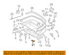2097570127 Mercedes Oem Plate Left