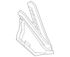 222-300-11-00 Mercedes-benz Genuine Pedal Travel