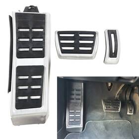 22shopde 223000355486 Lhd Stainless Steel Car Foot Rest Brake Gas Pedals Cover Fit Audi A4 A5 A6 A7 A8