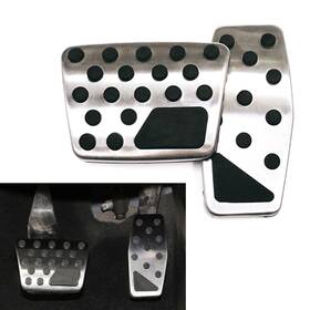 22shopde 550736587998 Steel Car Brake Gas Pedals Cover For Jeep Renegade Compass Fiat 500x