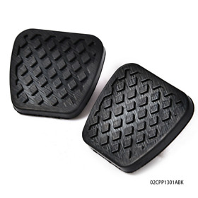 J-02cpp1301abk 2x Brake Or Clutch Pedal Pads Cover Fit For Honda Accord Civic Crv Black Us