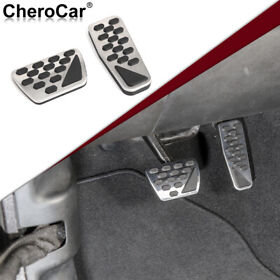 Cherocar2022080407 2xnon-slip Auto Gas Brake Foot Pedal Cover Pad For Jeep Wrangler Jt Jl Jlu 2018
