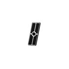 33-190704-1 Premier Quality Products Camaro Gas Pedal Pad Black Anodized Aluminum