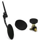 334074 American Shifter Company Oval Firewall Mnt Gas Pedal Round Brake