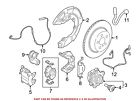 34206870581 Genuine Bmw For Disc Brake Caliper Bracket Rear Left