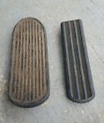 389-h4 Cast Iron 2 Vintage Rubber