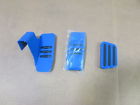 389185 Am Mustang Style Pedal Covers Blue Automatic Transmission