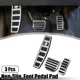 3pcs Foot Pedal Brake Gas Pad Footrest For Land Rover Lr4 Discovery