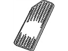 46992-tf0-g01 Honda Genuine Oem Foot Rest Plate