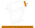 5116108ab Mopar Dodge Chrysler Oem 07-12 Caliber Exterior-rear-pillar Tape Right