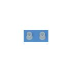 57-134637-1 Chevy Gas Pedal Rod Bushings Eckler