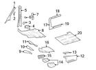68010623aa Dodge Chrysler Oem Foot Rest