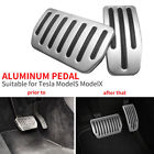 6900022346442 Unbranded Aluminum Performance Foot Pedal Pads For Tesla