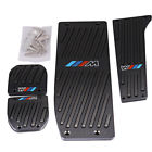 718174151052 Unbranded Aluminum Black Foot Rest Pedal Set Fits