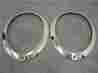 78-13001-rm Vintique 1937 1938 1939 Ford Car Standard Stainless Steel Headlight Ring Rim Pair