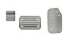 932147 Putco Liquid Solid Billet Pedal Set Track Design