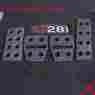 00-978 99-04 Saleen S281 Sc Mustang Manual Pedal Insert Set Ford Speedster Coupe Nos