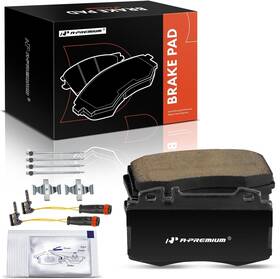 Apbpd-474 A-premium Front Ceramic Disc Brake Pads Set Compatible With Mercedes-benz