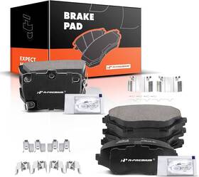 Apbpd316 A-premium Front And Rear Ceramic Disc Brake Pads Set Compatible With Toyota