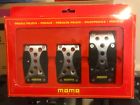 A6699441111 Momo Grand Prix Car Pedal Set Aluminum Black New Replacement