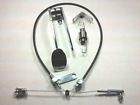 A72101 The Speed Shop Firewall Mount Chrome Steel Gas Throttle Pedal