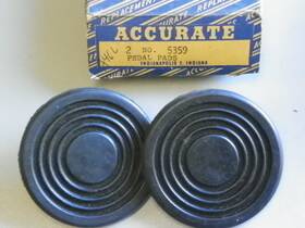 5359 Accurate Round Brake Clutch Pedal Pads 1948-1956 Ford Truck Nors