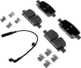 14d2174chf1 Acdelco 19471013 Silver Rear Disc Brake Pad Kit