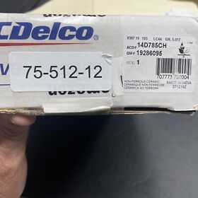 14d785ch Acdelco Silver Ceramic Disc Brake Pad Set