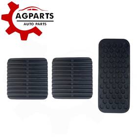 5465498 Agparts Land Cruiser Pedal Pad Set Clutch Break Gas Fj60 Fj62 Hj60 Bj60 Hj62 1981-1990