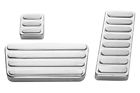 Ami 52l Lined Style Polished Billet Pedal Pads 660936161345