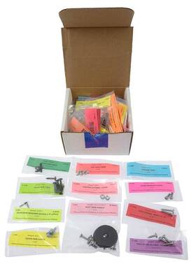 Mhk19 Amk Products 1964-66 Mustang Coupe Standard Interior 236 Piece Fastener Set