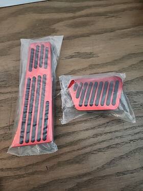 Automall Tech 726215619072 Pack Of 1 For Bmw X3 X4 X5 X6 X7 Red Brake And Gas Accelerator Pedal Covers Kit D5