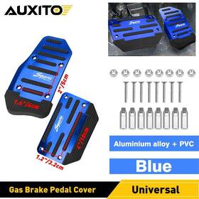 Ww20038-bear3 Auxito Blue Non-slip Automatic Brake Gas Foot Pedal Throttle Pad Car Cover Parts Ear