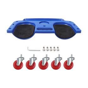 Bck44407k Backye New Rolling Knee Creeper Pads With Tool Tray Holder And 5 Swivel Wheels Universal